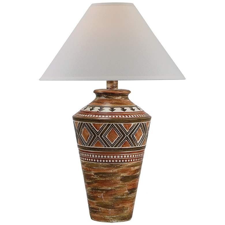 Image 1 Anthony Calvyn Brown 31"H Hydrocal Table Lamp