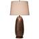 Anthony Corvelle Brown 34"H Hydrocal Table Lamp