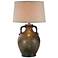 Anthony Halmar Brown 31"H Hydrocal Table Lamp