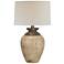 Anthony Hydraea Brown 29"H Hydrocal Table Lamp