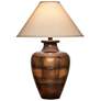 Anthony Lorven Brown 30"H Hydrocal Table Lamp