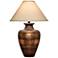 Anthony Lorven Brown 30"H Hydrocal Table Lamp