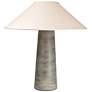 Anthony Mirael Gray 22.5"H Hydrocal Table Lamp