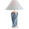 Anthony Myrah Blue 30"H Hydrocal Table Lamp
