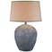 Anthony Myricon Blue 26"H Hydrocal Table Lamp