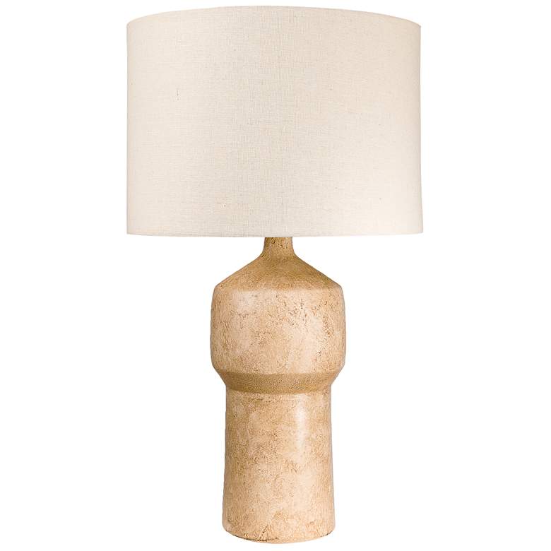Image 1 Anthony Nuvira Beige 27"H Hydrocal Table Lamp