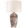 Anthony Olyra Brown 29"H Hydrocal Table Lamp