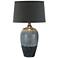 Anthony Oura Blue 30.5"H Hydrocal Table Lamp