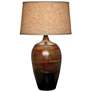 Anthony Oura Brown 30.5"H Hydrocal Table Lamp