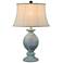 Anthony Solan Blue 29"H Hydrocal Table Lamp
