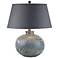 Anthony Volari Gray 25"H Hydrocal Table Lamp