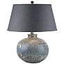 Anthony Volari Gray 25"H Hydrocal Table Lamp