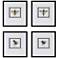 Anthophila Scientific Bee 21"H 4-Piece Framed Wall Art Set