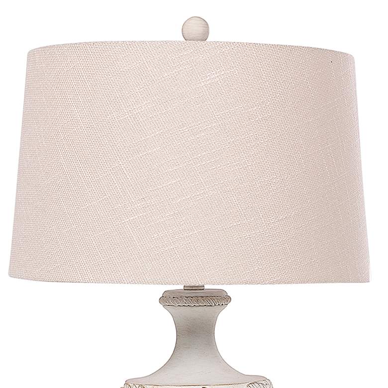 Image 3 Antigua Beige Sand Tropical Leaf Table Lamps Set of 2 more views