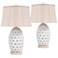 Antigua Coastal 29" High Beige Sand Seashell Table Lamps Set of 2