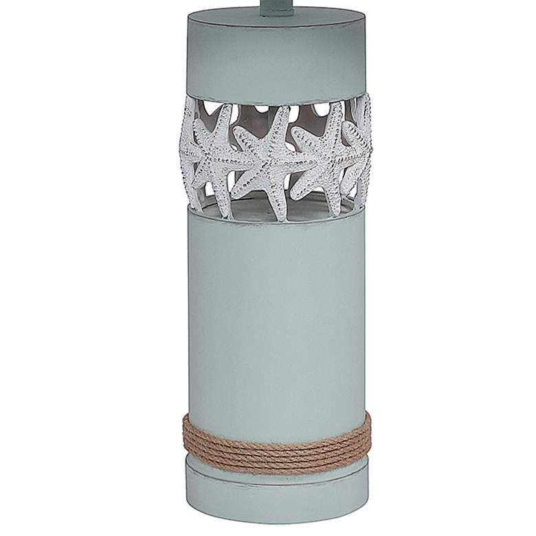 Image 4 Antigua Sage Starfish Column Table Lamps Set of 2 more views
