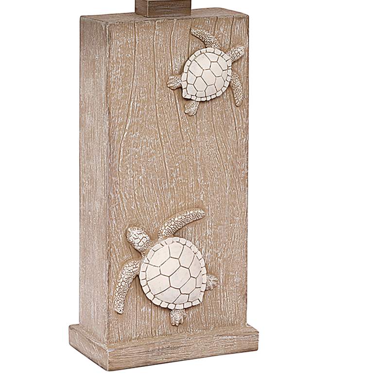Image 4 Antigua Sand Turtle 31 inch Rectangular Table Lamps Set of 2 more views