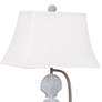 Antigua Stacked Seashell 32" White and Sand Finish Lamps Set of 2