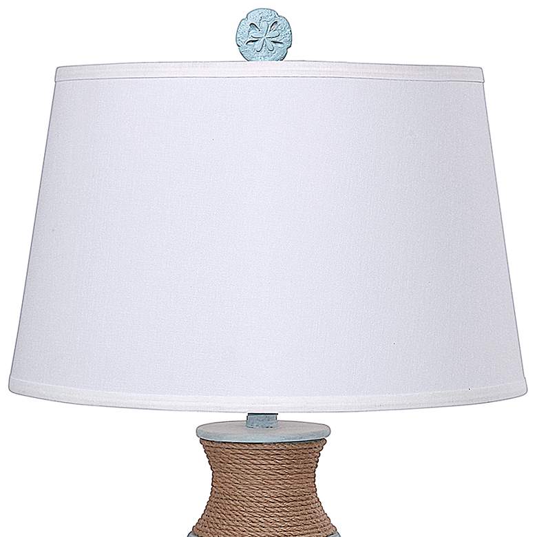 Image 3 Antigua Starfish and Shell 30" Coastal Blue Table Lamps Set of 2 more views