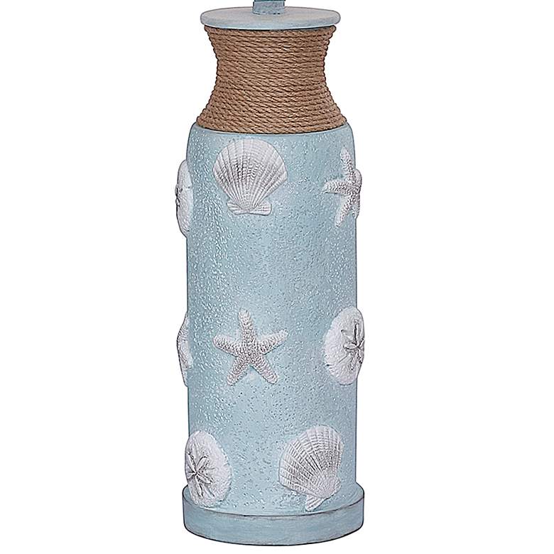 Image 4 Antigua Starfish and Shell 30" Coastal Blue Table Lamps Set of 2 more views