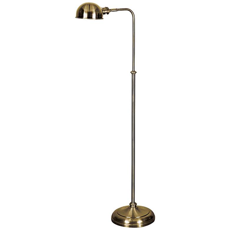 Image 1 Antique Brass Adjustable Pharmacy 53 inch High Floor Lamp