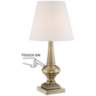 Antique Brass Finish 18 1/2" High Touch On-Off Table Lamp