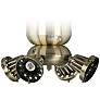 Thumbnail1 of Antique Brass Finish Pull Chain 4-Light LED Universal Fitter