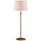 Antique Brass Satin White Illuminator Holtkoetter Floor Lamp