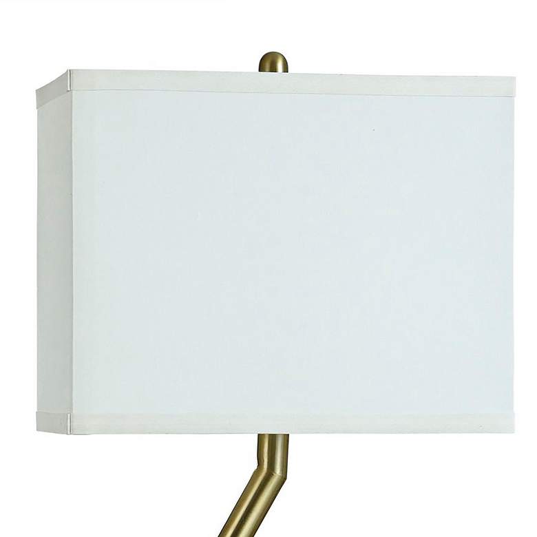 Image 2 Antique Brass - Steel And Clear Acrylic Table Lamp With Led more views