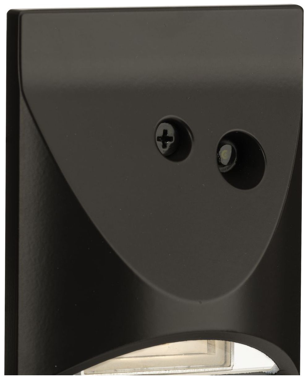 Antique Bronze Integrated LED Wall or Step Light with Photocell