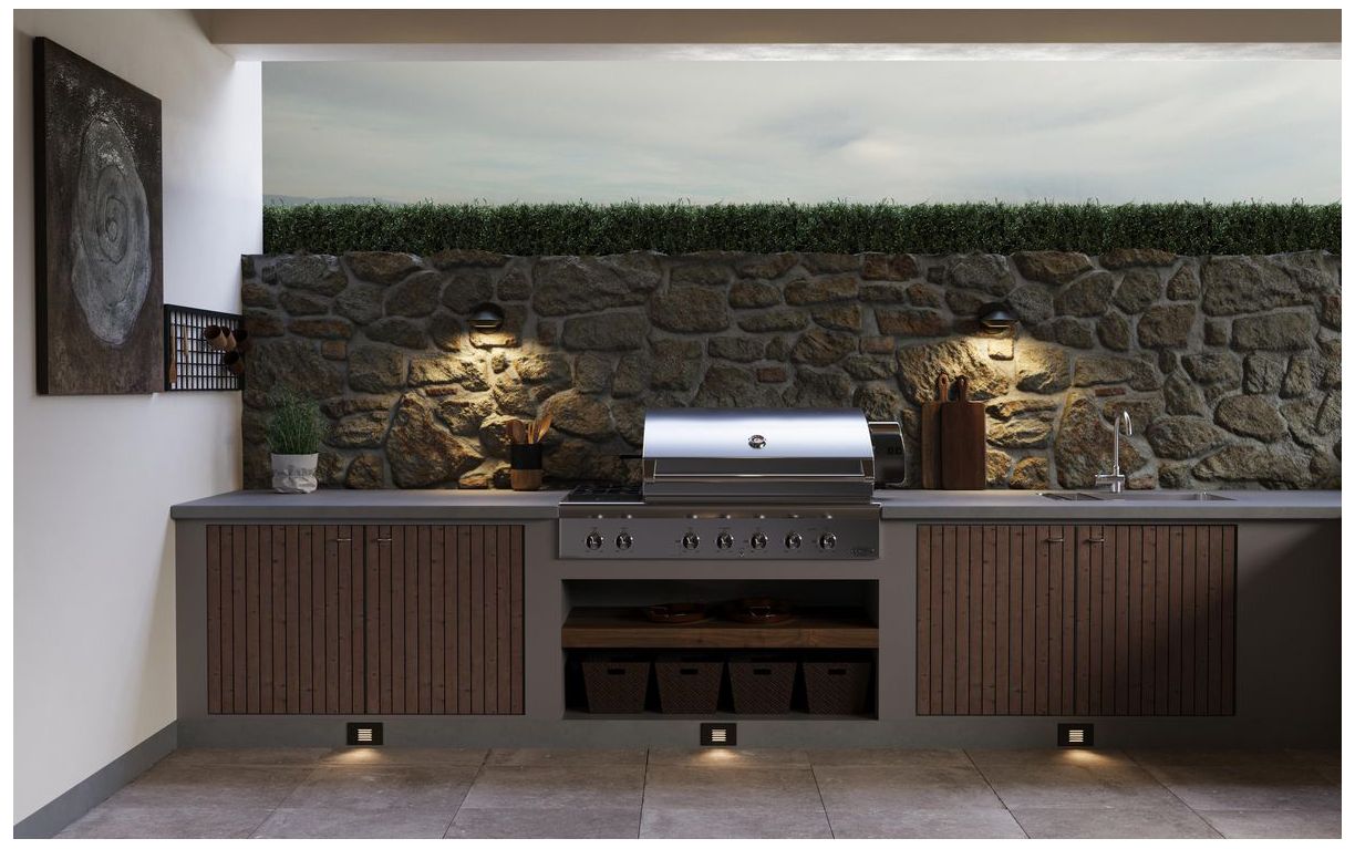 Image 4 Antique Bronze Integrated LED Wall or Step Light with Photocell more views