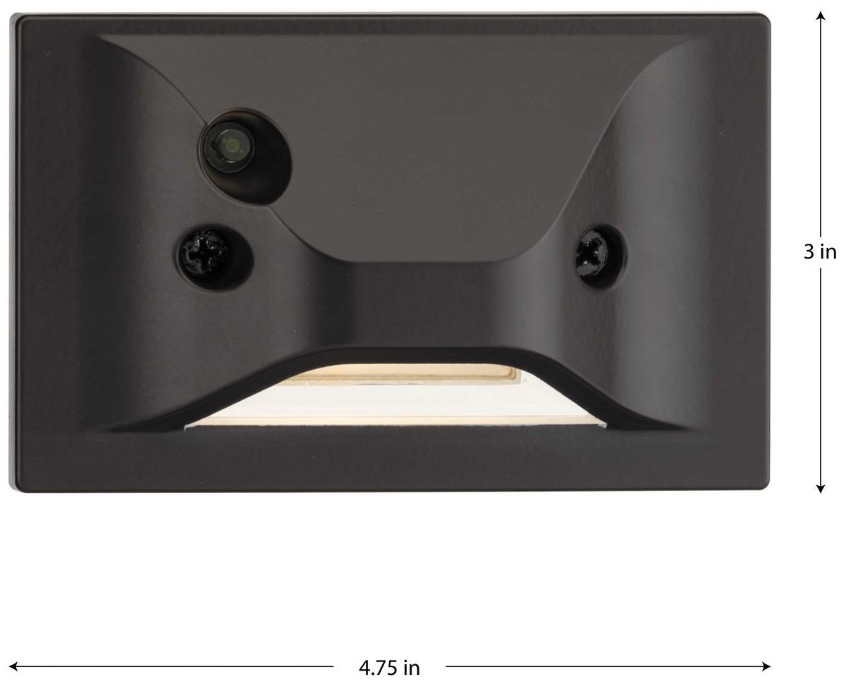 Image 5 Antique Bronze Integrated LED Wall or Step Light with Photocell more views