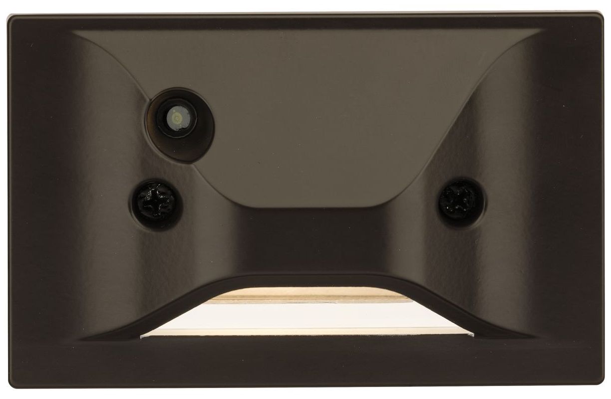Image 6 Antique Bronze Integrated LED Wall or Step Light with Photocell more views