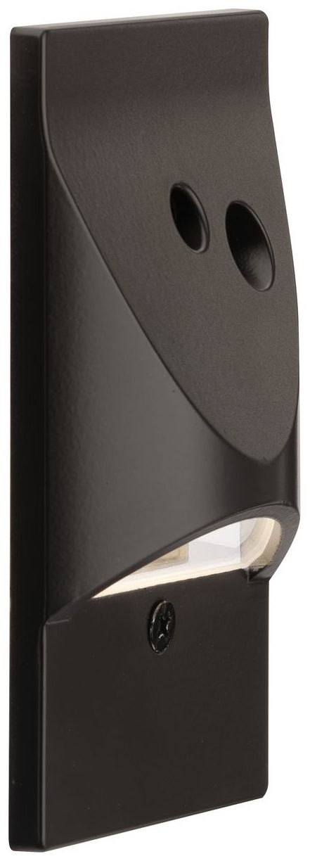 Antique Bronze Integrated LED Wall or Step Light with Photocell