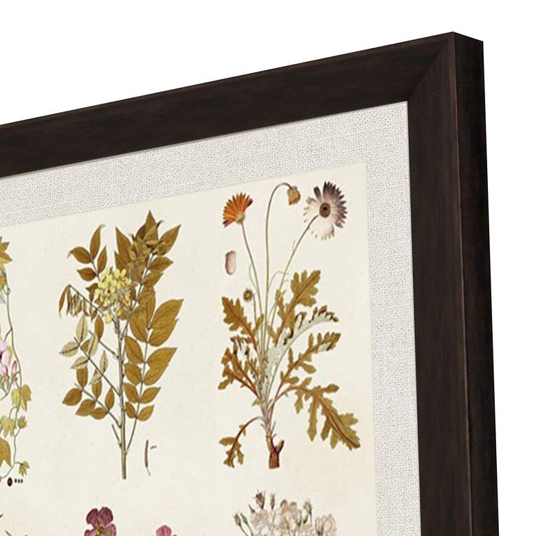 Image 2 Antique Floral II 44 inch High Giclee Framed Wall Art more views