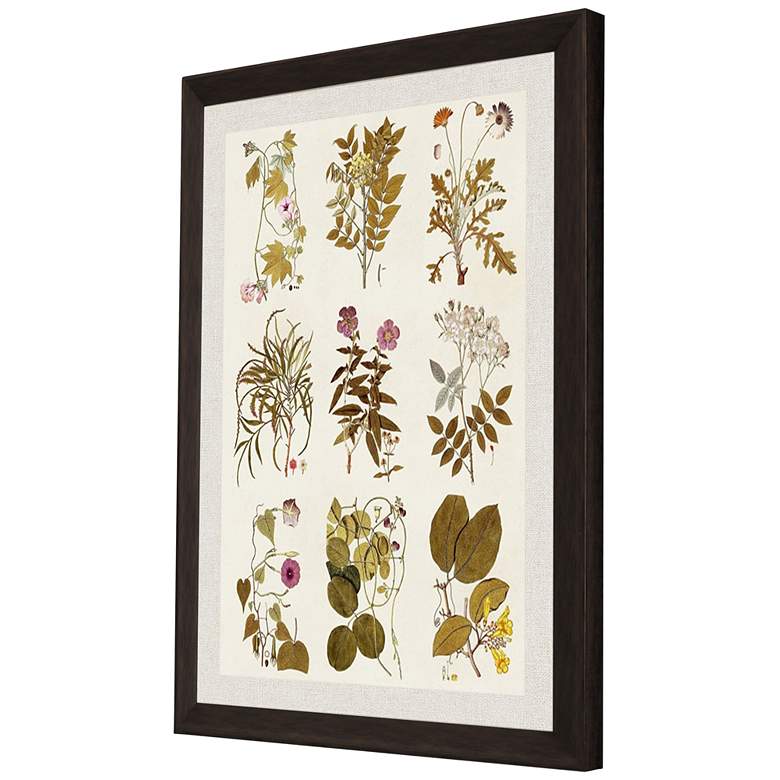 Image 3 Antique Floral II 44 inch High Giclee Framed Wall Art more views