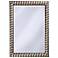 Antique Mottled Silver Finish 41" High Wall Mirror