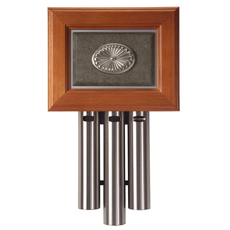 Image 1 Antique Pewter Rosewood Cover Door Chime