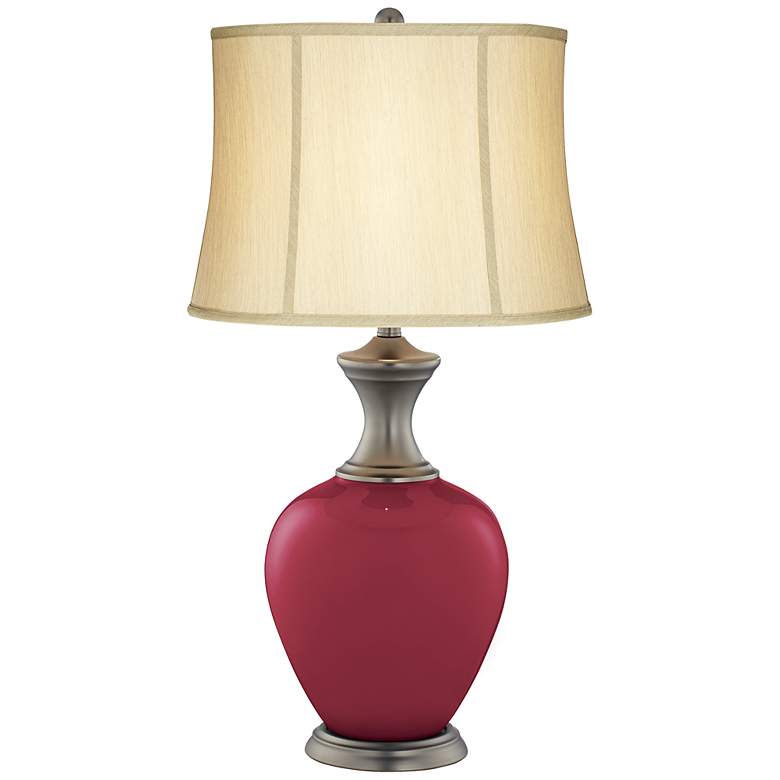 Image 1 Antique Red Alison Table Lamp
