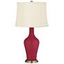 Antique Red Anya Table Lamp with Dimmer