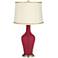 Antique Red Anya Table Lamp with President's Braid Trim