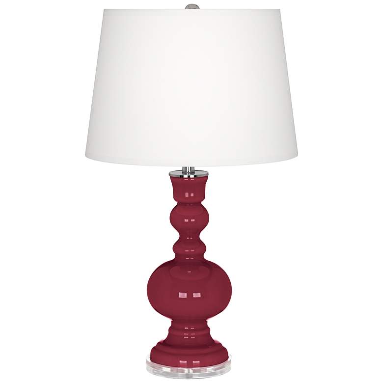 Image 2 Antique Red Apothecary Table Lamp