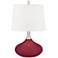 Antique Red Felix Modern Table Lamp