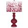 Antique Red Mosaic Giclee Apothecary Table Lamp