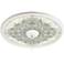 Antiquity Stone 24 Inch Wide White 4 Inch Opening Medallion
