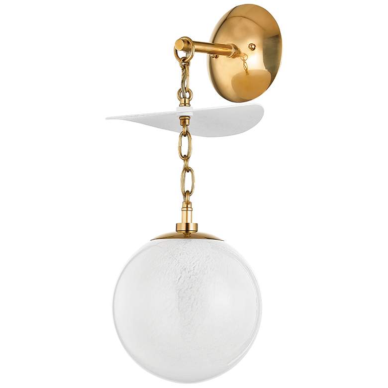 Image 1 Antoinette Vintage Brass 1 Light Sconce