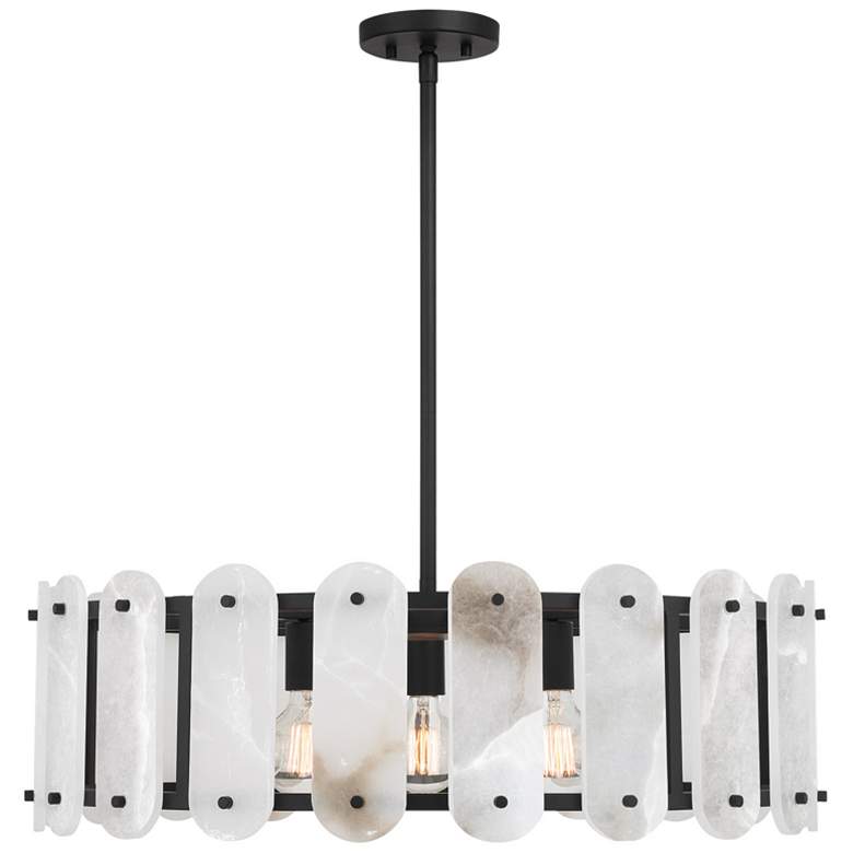 Image 1 Antolini 5-Light Pendant in Black Cashmere