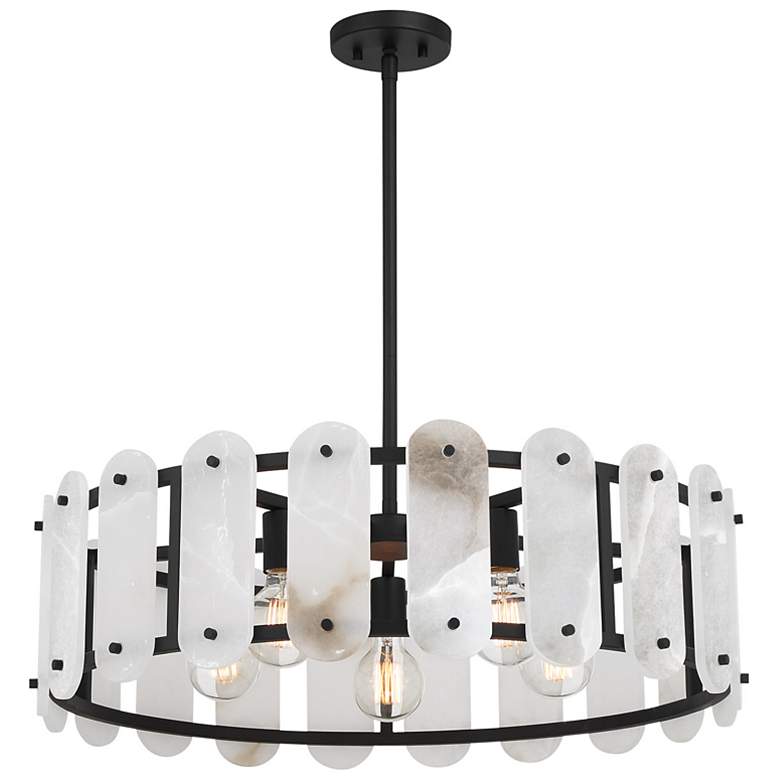 Image 3 Antolini 5-Light Pendant in Black Cashmere more views