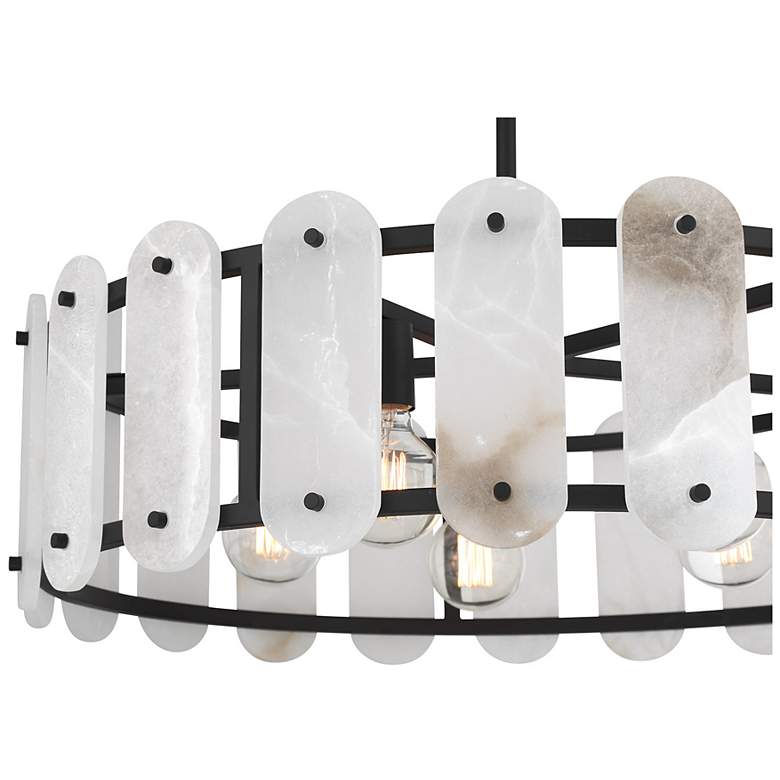 Image 6 Antolini 5-Light Pendant in Black Cashmere more views
