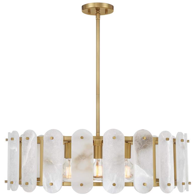 Image 1 Antolini 5-Light Pendant in Warm Brass